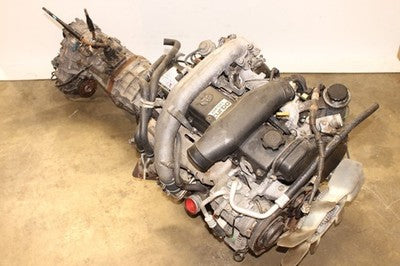 JDM TOYOTA HIACE / HILUX ENGINE 1KZ 3.0L TURBO DIESEL WITH MANUAL AWD TRANSMISSION