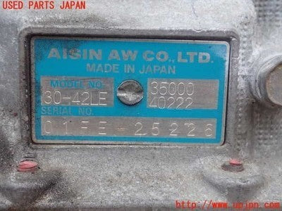 TOYOTA CENTURY TRANSMISSION 5.0L 4-SPEED AUTOMATIC 1GZFE 35111-40050