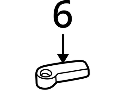 GENUINE TOYOTA HANDLE, BACK DOOR INSIDE 69212-60030