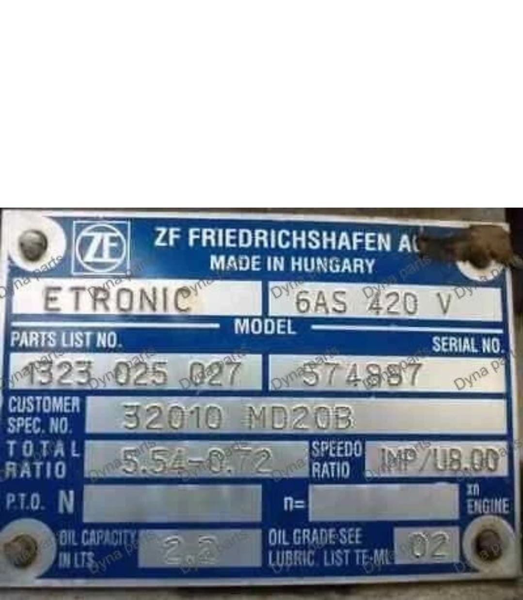 NISSAN NT400 GEARBOX TRANSMISSION SEMI AUTOMATIC 3.0L ZD30 2014-2020