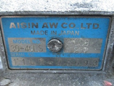 TOYOTA CROWN COMFORT  A340E  AUTOMATIC TRANSMISSION 35000-43230