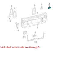 GENUINE TOYOTA HANDLE, BACK DOOR OUTSIDE 69215-60020