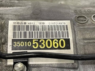 TOYOTA LEXUS TRANSMISSION 2.5L PETROL 6-SPEED AUTOMATIC 4GRFSE 35000-53110