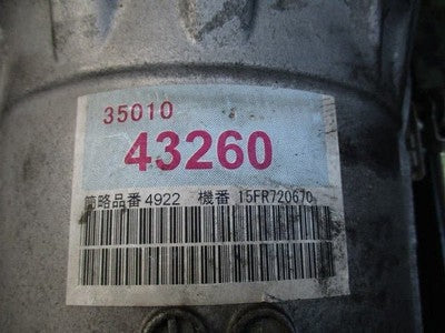 TOYOTA CROWN COMFORT TRANSMISSION AUTOMATIC 1TRFPE 35000-43230