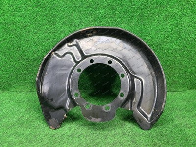 TOYOTA LANDCRUISER BACKING PLATE 76/78/79/105 SERIES, LH FRONT, NON ABS TYPE, 01