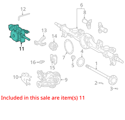 New Genuine Lexus LX470 Rear Diff lock Actuator Motor 41450-60070