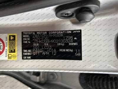 TOYOTA Lexus CT200H Automatic Transmission 1.8L 2ZR-FXE Hybrid 12/10-Current