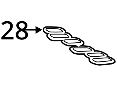 GENUINE TOYOTA GASKET, AIR SURGE 17176-31130