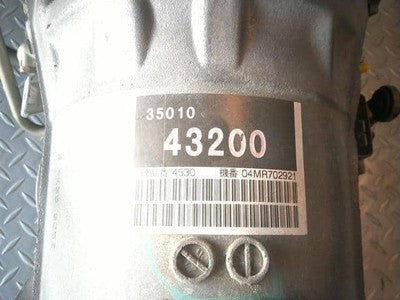 TOYOTA CROWN COMFORT TRANSMISSON 2.0L 4-SPEED AUTOMATIC 1GFE 35000-43180