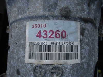 TOYOTA Crown Comfort 2011 DBA-TSS11 A340E Automatic Transmission 35000-43230