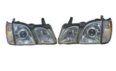 Lexus LX470 Headlights Driver & Passenger Side Pair Genuine