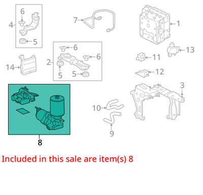 Lexus RX450h Genuine ABS Brake Booster Module Complete With Actuator 47070-48060