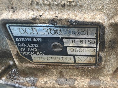 VOLKSWAGEN Touareg 3.0L Automatic Transmission NXK 7P 06/2011-04/2018