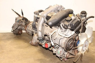 JDM TOYOTA HIACE / HILUX ENGINE 1KZ 3.0L TURBO DIESEL WITH MANUAL AWD TRANSMISSION