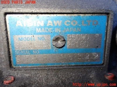 TOYOTA HIACE/REGIUSACE TRANSMISSION 3.0L 4-SPEED AUTOMATIC 1KZTE 84720-26020