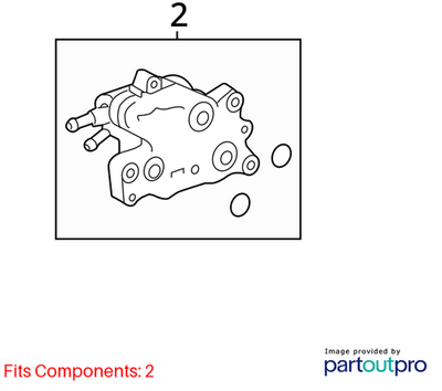 GENUINE LEXUS LX450D/460/570 COOLER TRANSMISSION OIL W/THERMOSTAT 32970-34030
