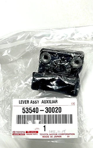 GENUINE TOYOTA  LEVER ASSY, AUXILIARY CATCH RELEASE 53540-30020