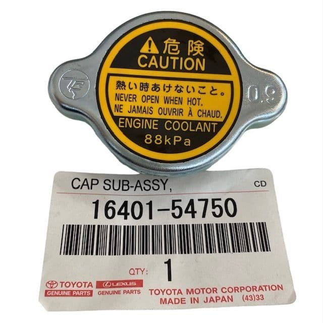 TOYOTA LAND CRUISER 93–97 LEXUS LX450 96–97 GENUINE RADIATOR CAP 16401-54750