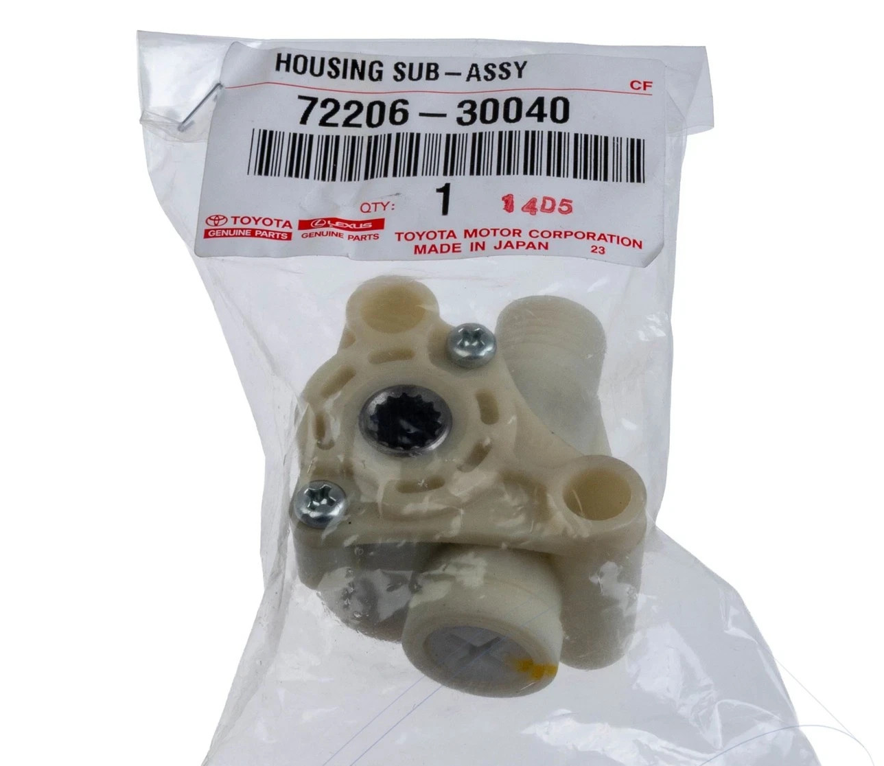GENUINE TOYOTA HOUSING SUB-ASSY, POWER SEAT, NO.2 72206-30040
