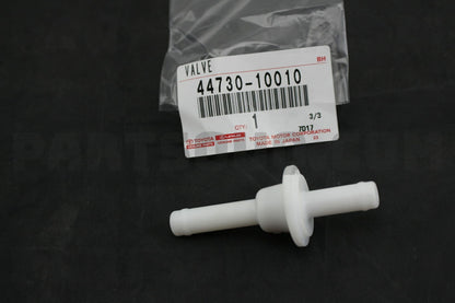 GENUINE TOYOTA SPRINTER, SERA VALVE ASSY, VACUUM CHECK (FOR BRAKE) 44730-10010