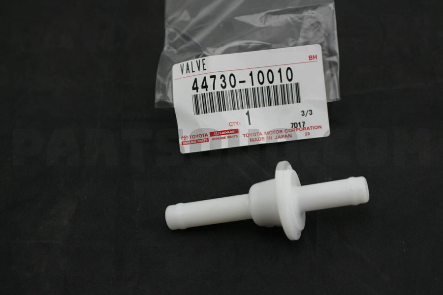 GENUINE TOYOTA SPRINTER, SERA VALVE ASSY, VACUUM CHECK (FOR BRAKE) 44730-10010