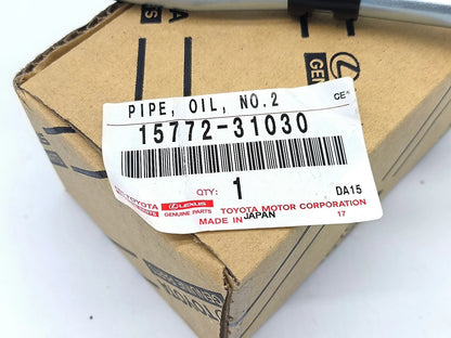 GENUINE TOYOTA ENGINE OIL COOLER PIPE 15772-31030