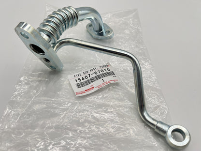 GENUINE TOYOTA PIPE SUB-ASSY, TURBO OIL INLET 15407-67010