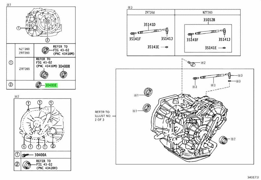 GENUINE TOYOTA  SEAL, TYPE T OIL (FOR CVT OIL PUMP) 90311-45027