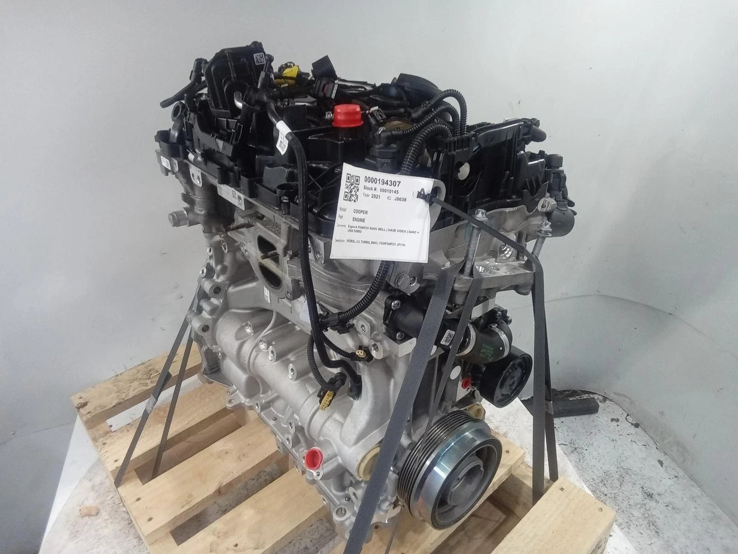 MINI COOPER F55/F56/F57 2.0L TURBO PETROL ENGINE B48C 2018-2023