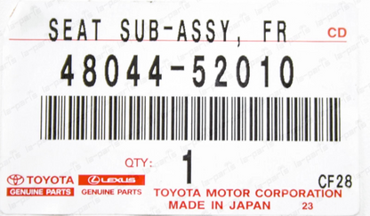 GENUINE TOYOTA SEAT, FRONT COIL SPRING, UPPER, RH/LH 48044-52010