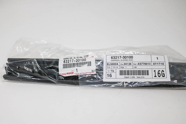 GENUINE TOYOTA LEVIN, YARIS, VIOS, CROWN, COROLLA SUNROOF SIDE TRIM 63217-30100