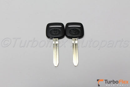 Toyota Genuine NON TRANSPONDER Blank Key Set of 2 90999-00185