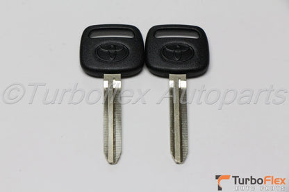Toyota Genuine NON TRANSPONDER Blank Key Set of 2 90999-00185