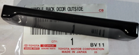 GENUINE TOYOTA HANDLE, BACK DOOR OUTSIDE 69215-60020